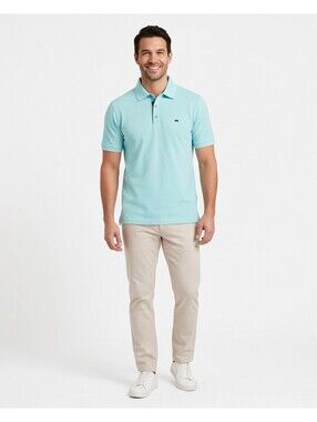 Savile Row Company London Men’s Polo Shirt M Mint 100% Cotton Classic